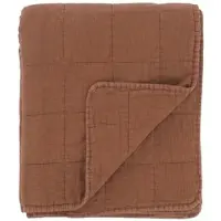 Chic Antique Aix Vintage Quilt in terracotta | Gr.: onesize