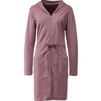 Erwin Müller Leichtfrottier Bademantel mit Kapuze Limbach in mauve | Gr.: 40-42