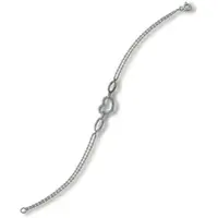 Balia 925 Sterling Silber Damen Silberarmbänder Herz Armband ca. 19cm | Gr.: onesize