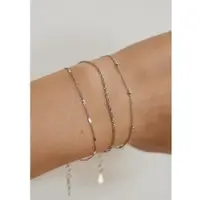Hey Happiness Armband Kugel 925 Sterlingsilber in Silber - (L) 15,5-19 cm | Gr.: onesize