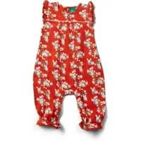 Little green radicals Rüschen-Sommer-Romper in Rot | Gr.: 3-6 MONATE