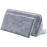 KAWOLA RÜCKENKISSEN WIOLO Grau Velvet