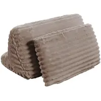 KAWOLA RÜCKENKISSEN WIOLO SOFT Taupe Cord