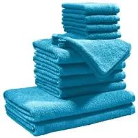 Redbest Frottier, Leichtfrottier Frottier-Set 14-teilig Oceanside in türkis | Gr.: onesize