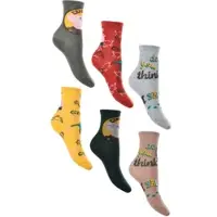 Pipsa Possu 6er-Set: Socken Strümpfe in Mehrfarbig | Gr.: 23-26