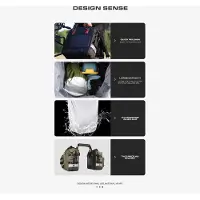Gistuch Polyester-Motorradtasche, 20 l, großes Fassungsvermögen, universeller Seitensattel mit abnehmbarem, wasserdichtem Innen- und Außen-Motorradgepäck
