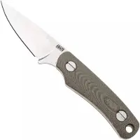 Knafs Co. Little Lulu 00596 Stonewashed MagnaCut, Green Micarta, Fahrtenmesser