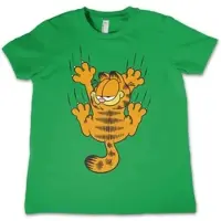 Garfield Shirt "Hanging On Kids T-Shirt" in Grün | Gr.: L