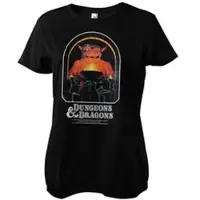 Dungeons & Dragons Shirt "Fantasy Role-Playing Game Girly Tee" in Schwarz | Gr.: XL