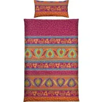 Redbest Seersucker Bettwäsche in bunt | Gr.: 135x200 cm + 40x80 cm