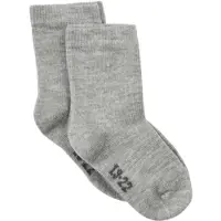 Minymo Kinder Socken "Ankle sock (2-pack)" in Grau | Gr.: 35-38