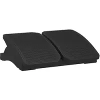 Décoshop26 - Ergonomische rutschfeste Bürofußstütze 43,5 x 32,5 x 10,5 cm HIPS schwarz DEC030461