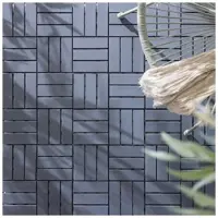 Home24 33er-Set Terrassenfliese Temai Typ B in Grau | Gr.: onesize