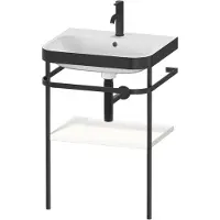 Duravit HP4735O3636 Metallk. mit Happy D.2 Plus bodenst.