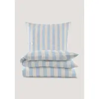 Hessnatur Renforcé Bettwäsche-Set in himmelblau | Gr.: 200 x 200 + 2 x 80 x 80 cm