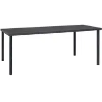 Furnicato Outdoor-esstisch Anthrazit 190x90x74 Cm Stahl