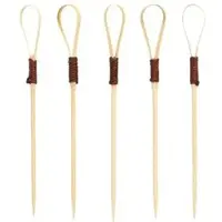 Papstar Fingerfood Picker 10 cm "Loop", ideal für Snacks und Fingerfood | Beutel (40 Stück)