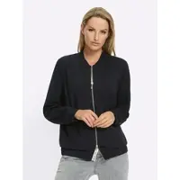 HEINE Jersey-Jacke in schwarz | Gr.: 34