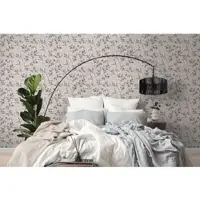 A.S. Création Vliestapete "Pure Elegance Blumen-Tapete Mustertapete Blümchen Blattmuster" leicht glänzend glatt Vliestapete floral für Schlafzimmer Küche Wohnzimmer Blumen Design