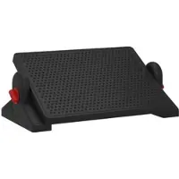 Décoshop26 - Ergonomische Büro-Fußstütze 2 Höheneinstellungen 50 x 30,5 x 17 cm HIPS schwarz DEC030695 DEC030695