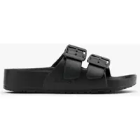 Roxy Rg Kattie Tieffuß Pantolette Schwarz, Kinder, Größe: 32, Material: EVA - Rg Kattie Tieffuß Pantolette Schwarz, Kinder, Größe: 32, Material: EVA - unisex - Schwarz