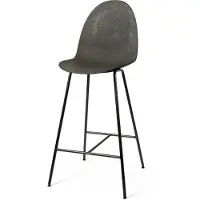 MATER Eternity Barhocker, braun, Stahl, Höhe 111,5 cm - , Eternity, Braun / Rost, für Esszimmer, Kunststoff, Design