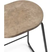 MATER Earth Stuhl, beige, Stahl, Höhe 74 cm - , Earth, Beige, für Esszimmer, Kunststoff, Design