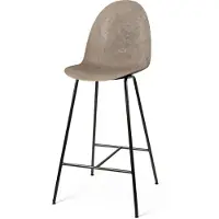 MATER Eternity Barhocker, beige, Stahl, Höhe 111,5 cm - , Eternity, Beige, für Esszimmer, Kunststoff, Design