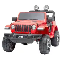 HECHT Kinder Elektroauto Jeep Wrangler Rubicon Rot