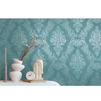A.S. Création Vliestapete "Pure Elegance Ornament-Tapete Mustertapete Barock Raute" schimmernd strukturiert Vliestapete klassisch für Schlafzimmer Küche Wohnzimmer Ornament Flur