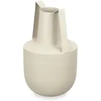 Gift Decor Stahlvase mit doppeltem Henkel, cremefarben, paste