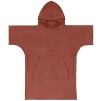 Normani Kinder Mikrofaser Badeponcho Luquillo in Rot | Gr.: 98/104