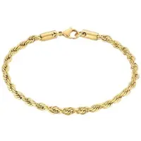 True Rebels Armband aus Edelstahl in gelbgold | Gr.: 21 cm