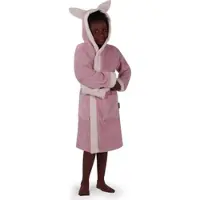Normani Frottee Bademantel für Kinder aus Bio-Baumwolle in Alpaka-Rosa | Gr.: 146/152