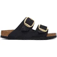 Birkenstock für Damen. 1032881 Sandalen Arizona Big Buckle (Schmale Passform) schwarz (36), Wohnung, Keine, Lässig