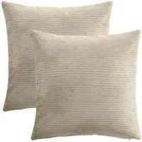 Erwin Müller Cord Kissenhülle 2er-Pack Glasgow in sand | Gr.: 30 x 50 cm