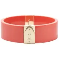 Fossil Damenarmband aus Edelstahl/Kunststoff in Gold/Orange | Gr.: onesize