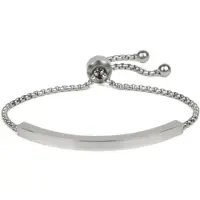 StyleBREAKER Armband in Silber | Gr.: onesize