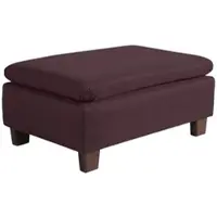 58 aufm Kessel POLSTERHOCKER Kaylil Flachgewebe burgund | Gr.: onesize