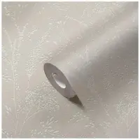 A.S. Création Vliestapete "Pure Elegance Tapete mit Ästen Mustertapete Floral Blumen" schimmernd strukturiert Vliestapete Blumentapete für Schlafzimmer Küche Wohnzimmer Äste Design