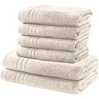 Redbest Frottier Frottier-Set uni 6-tlg. New York in creme | Gr.: onesize