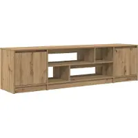vidaXL TV-Schrank Artisan-Eiche 188,5x41x50 cm Holzwerkstoff