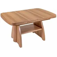 58 aufm Kessel Couchtisch höhenverstellbar und ausziehbar Clari 125x56x75 Kernbuche