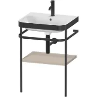 Duravit HP4735O6060 Metallk. mit Happy D.2 Plus bodenst.