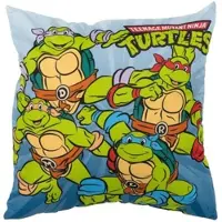 Teenage Mutant Ninja Turtles Kissen Plüsch Zierkissen 40x40 cm in blau | Gr.: onesize