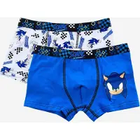 Sonic Boxer Unterhosen 2er-Pack, Mehrfarbig, 116