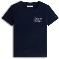 Tommy Hilfiger T-Shirt KG0KG09454 Dunkelblau Regular Fit