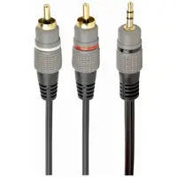 Gembird CABLE AUDIO 3.5MM TO 2RCA 1.5M/GOLD CCA-352-1.5M