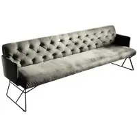 KAWOLA ESSZIMMERBANK CHARME Silber Velvet