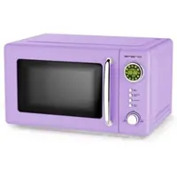 Emerio Mikrowelle Retro Design MW-112141.4 Lila / Purple / Violett